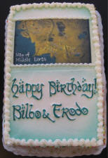 Birthday
                                                          cake for Bilbo
                                                          and Frodo by
                                                          Old Toby